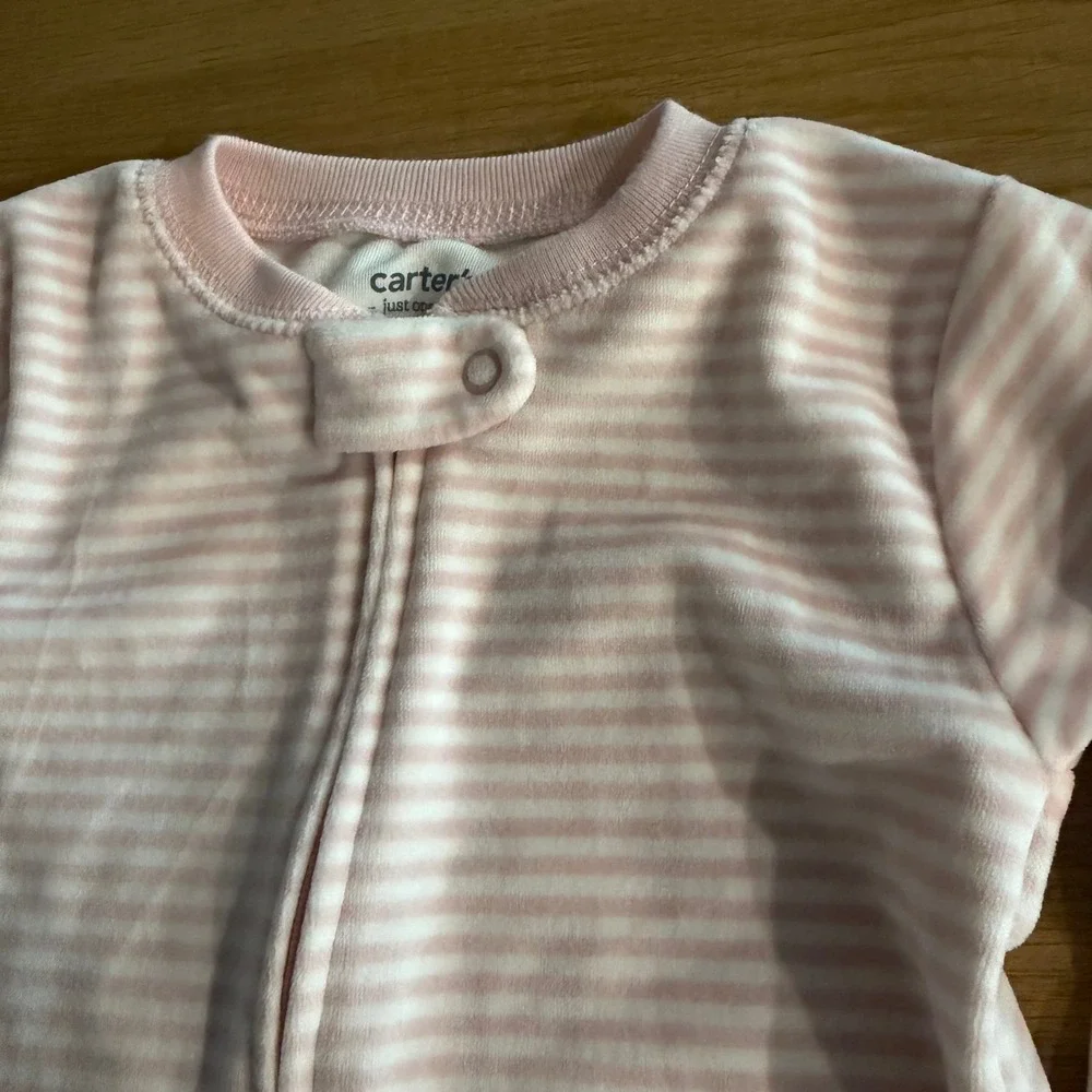 Carters Just One You Toddler Girls 2T Fleece Footed Pajamas Rainbow Sun Set 2pk
